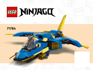 Manual de uso Lego set 71784 Ninjago Jet del Rayo EVO de Jay
