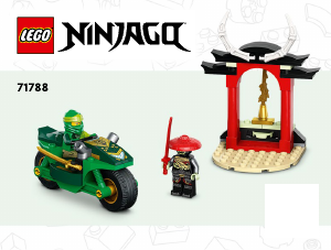 Bruksanvisning Lego set 71788 Ninjago Lloyds ninja-motorsykkel