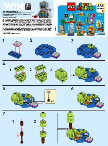 说明书 乐高 set 71413 超级马力欧 角色包 – 系列 6