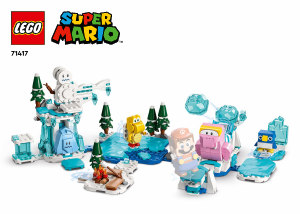 Bruksanvisning Lego set 71417 Super Mario Fliprus snöäventyr – Expansionsset