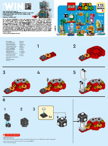 Bedienungsanleitung Lego set 71413 Super Mario Charaktere-Serie – Spike