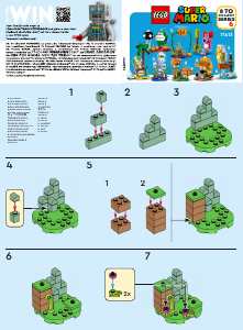 Manual Lego set 71413 Super Mario Character Packs – Cat Goombas