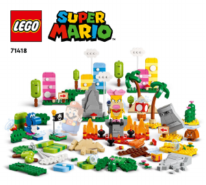 Brugsanvisning Lego set 71418 Super Mario Kreativ værktøjskasse – skabersæt