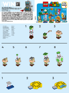 Bedienungsanleitung Lego set 71413 Super Mario Charaktere-Serie – Green Toad