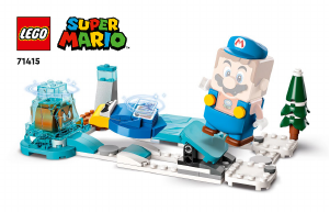 Manuál Lego set 71415 Super Mario Ledový Mario a zmrzlý svět – rozšiřující set