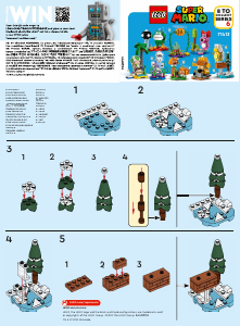 Bedienungsanleitung Lego set 71413 Super Mario Charaktere-Serie – Ice Bro