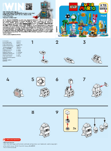 Bruksanvisning Lego set 71413 Super Mario Figurpakker – 6. serie