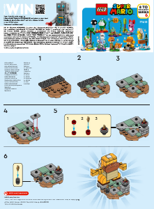 Bedienungsanleitung Lego set 71413 Super Mario Charaktere-Serie – Sumo Bro