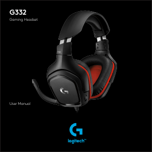 Instrukcja Logitech G332 Słuchawki z mikrofonem