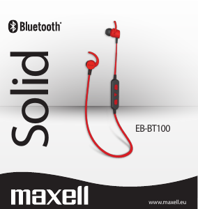 Mode d’emploi Maxell EB-BT100 Casque