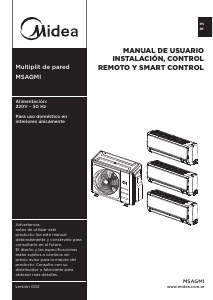 Manual de uso Midea MSAGMI-18HIW-01M Aire acondicionado