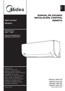 Manual de uso Midea MSAGIC-12H-01F Aire acondicionado