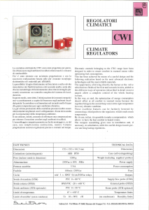 Manuale Seitron CW1 Termostato