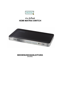 Bedienungsanleitung Digitus DS-48300 HDMI-Umschalter