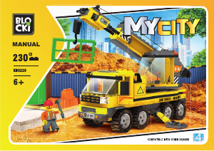 Manual Blocki set KB0228 MyCity Crane