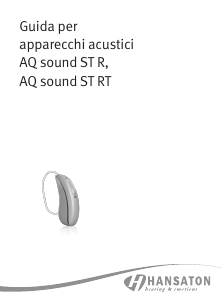 Manuale Hansaton AQ sound ST 3-R Apparecchio acustico