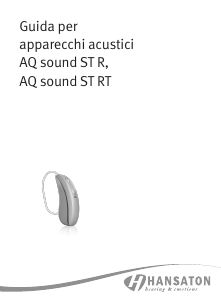 Manuale Hansaton AQ sound ST 7-R Apparecchio acustico