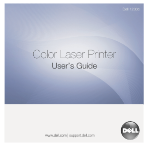 Manual Dell 1230c Printer