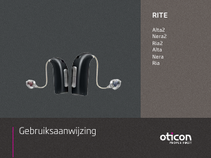 Handleiding Oticon Alta2 Hoortoestel