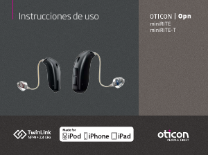 Manual de uso Oticon Opn 1 Aparato auditivo