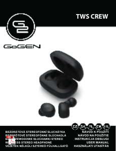 Manual GoGEN TWS CREW Headphone