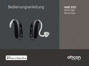 Bedienungsanleitung Oticon Opn 2 Hörgerät