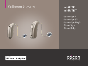 Kullanım kılavuzu Oticon Siya 1 İşitme cihazı