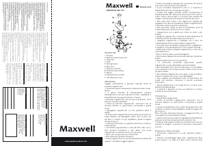 Manuale Maxwell MW-1101 W Centrifuga