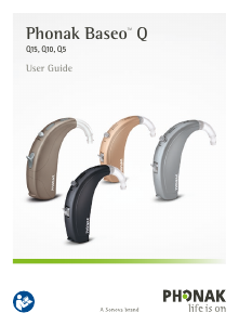 Manual Phonak Baseo Q15-M Hearing Aid