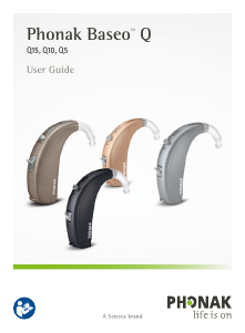 Manual Phonak Baseo Q15-P Hearing Aid