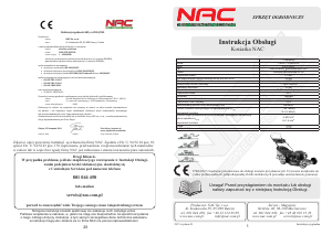 Instrukcja NAC LS56-173-HSFD-G Kosiarka