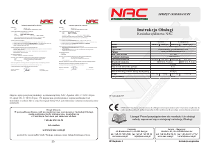 Instrukcja NAC C460H Kosiarka