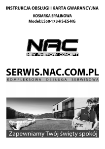 Instrukcja NAC LS50-173-HS-ES-NG Kosiarka
