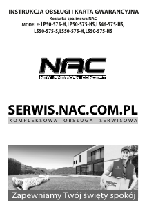 Instrukcja NAC LP50-575-HS Kosiarka