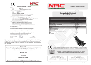 Instrukcja NAC JL56Z-C3 Kosiarka