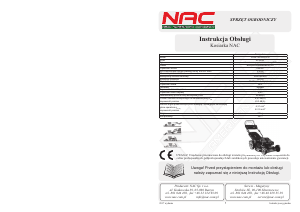 Bedienungsanleitung NAC LS56-196-HSFD-G Rasenmäher