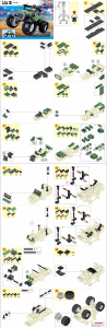 Manual Sluban set M38-B1105 Town Off-road vehicle green