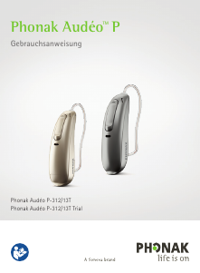 Bedienungsanleitung Phonak Audeo P70-312 Hörgerät