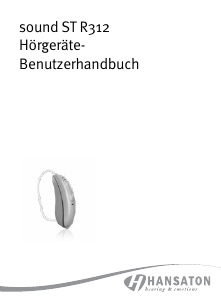 Bedienungsanleitung Hansaton sound ST 5-R312 Hörgerät