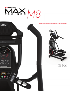 Manuale Bowflex M8 MaxTrainer Bicicletta ellittica