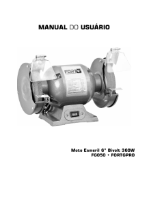 Manual FORTG FG050 Esmeril de banco