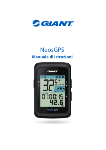 Manuale Giant Neos GPS Ciclocomputer