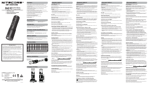 Manual Nitecore R40 V2 Flashlight