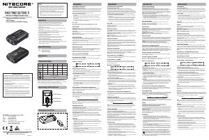 Manual Nitecore TINI2 Ti Flashlight