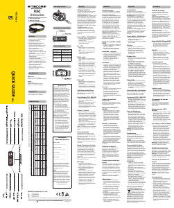 Manual de uso Nitecore NU43 Linterna