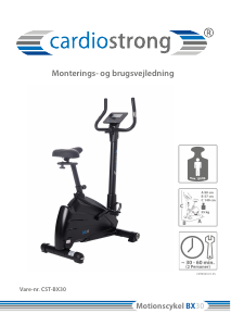 Brugsanvisning Cardiostrong BX30 Motionscykel