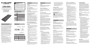 Mode d’emploi Nitecore CARBO 10000 Chargeur portable