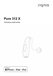 Instrukcja Signia Pure 312 X Aparat słuchowy