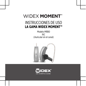 Manual de uso Widex Moment MRB0 Aparato auditivo