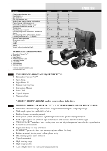 Manual Yukon Futurus Pro 16x50 Binoculars